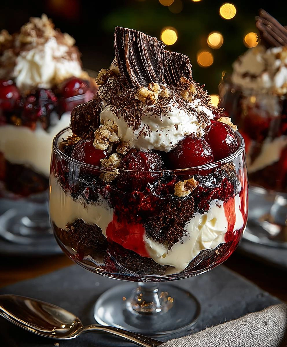 Black Forest Christmas Trifle: A Festive Holiday Dessert image 2