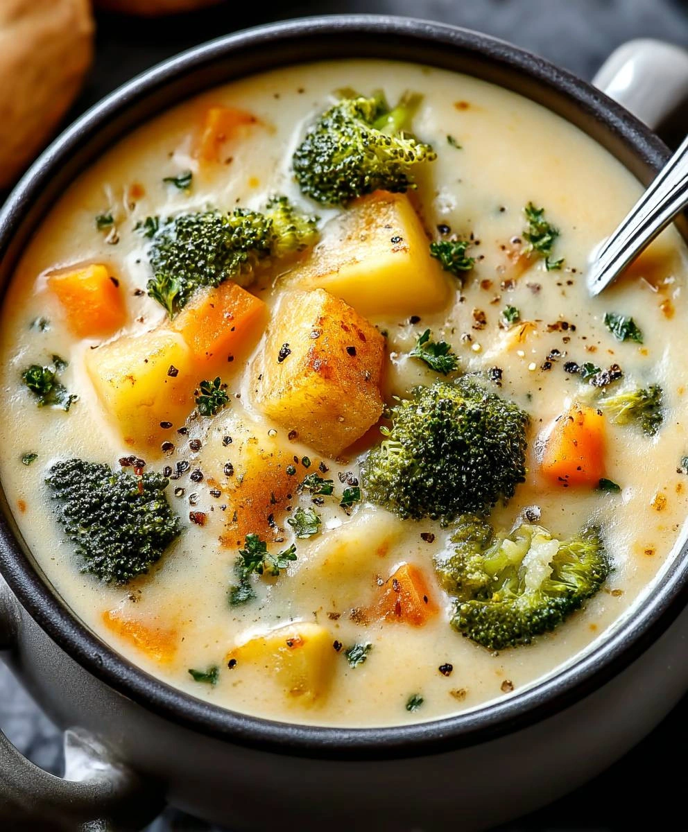 Broccoli Potato Cheese Soup: A Delicious & Healthy Recipe