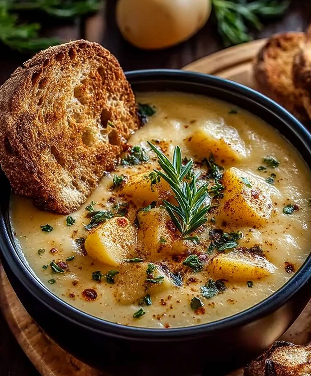 Cheddar Garlic Herb Potato Soup: The Ultimate Comfort Food Recipe image 2