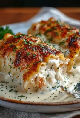 Chicken Alfredo Lasagna Rolls: A Delicious & Easy Recipe
