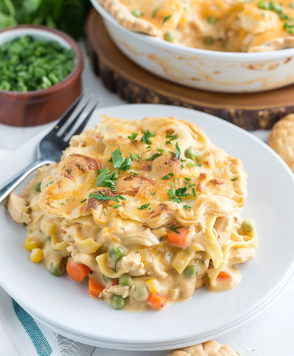 Chicken Pot Pie Casserole: Easy Recipe & Delicious Comfort Food image 2