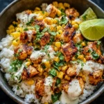 Effortless Street Corn Chicken Rice Bowl Recipe