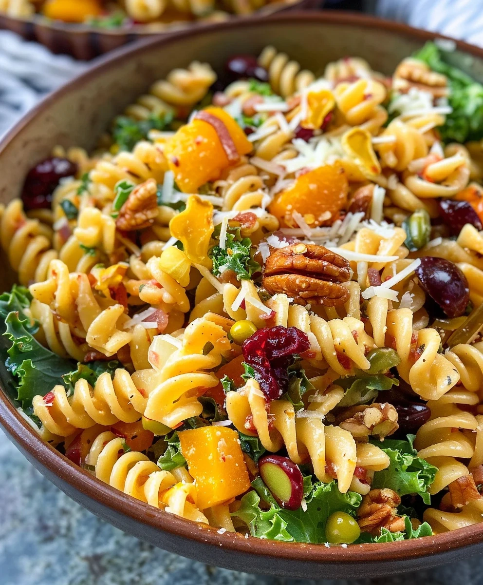 Fall Harvest Pasta Salad Recipe