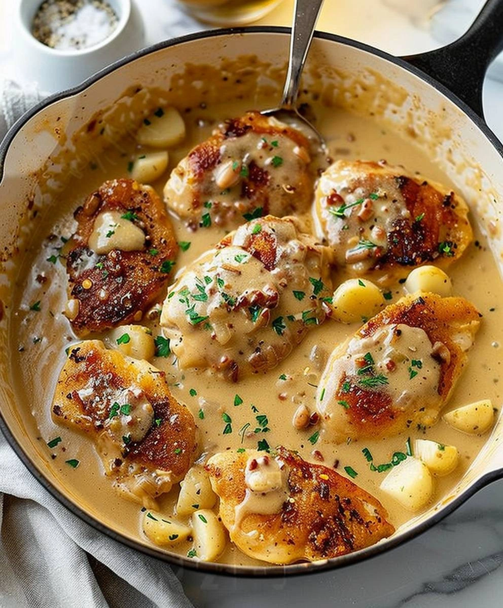 Garlic Chicken Creamy: A Simple Recipe for Comfort Food image 3