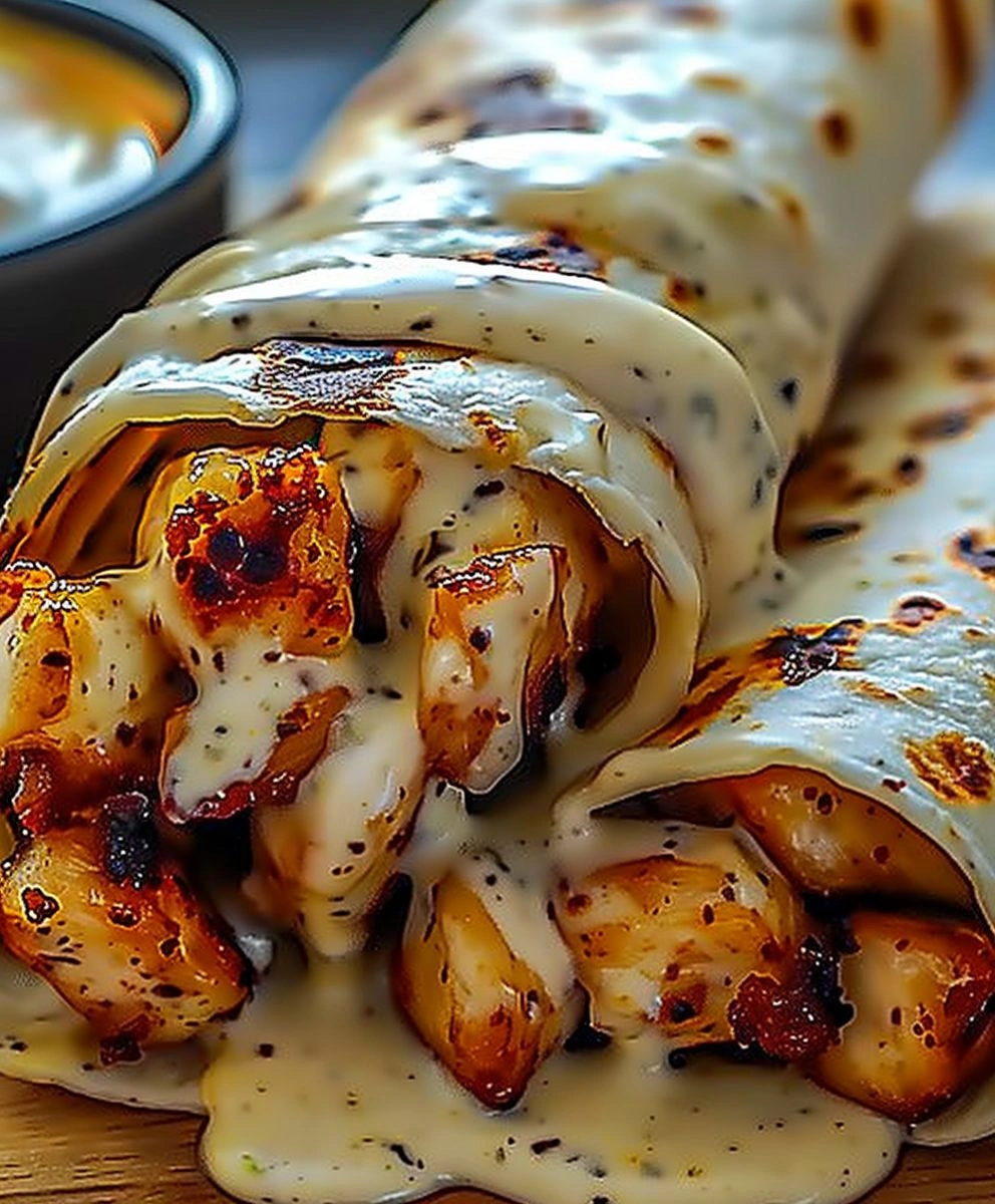 Garlic Chicken Wraps: A Simple & Delicious Recipe