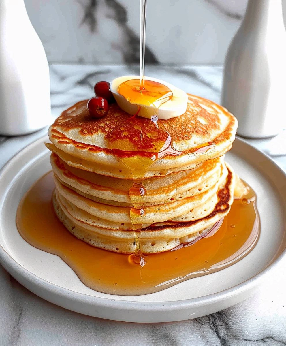 Greek Yogurt Pancakes: Fluffy & Healthy Recipe image 3