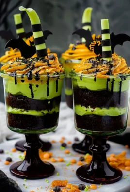 Halloween Cake Jars: Spooky Treats in a Jar