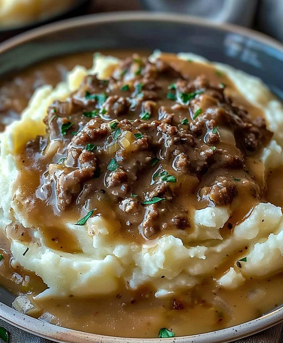 Hamburger Gravy Mashed Potatoes: The Ultimate Comfort Food Recipe image 3