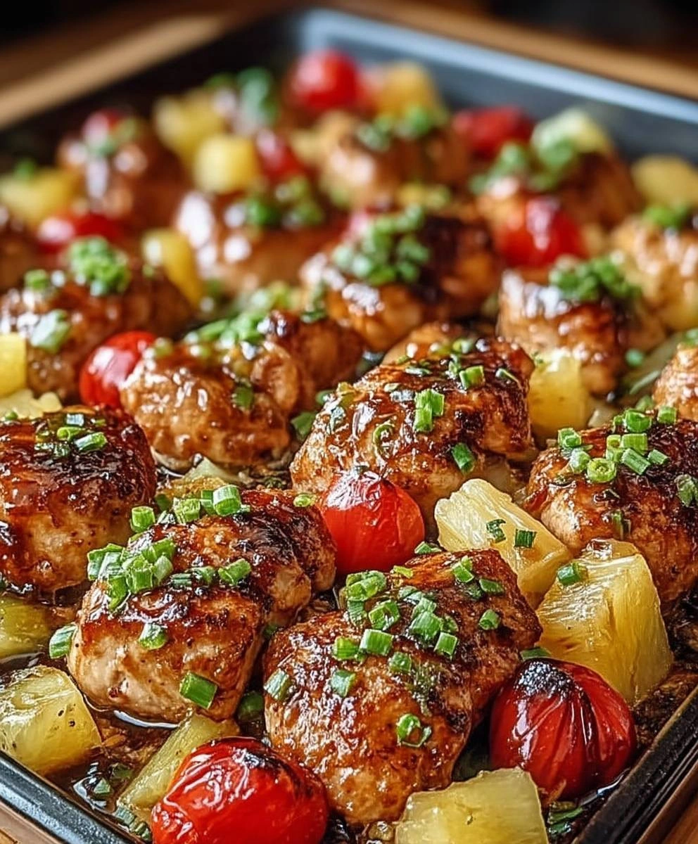 Hawaiian Chicken Sheet Pan: Easy One-Pan Dinner Recipe image 3