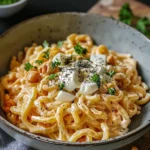 High-Protein Pasta with Creamy Cottage Cheese Sauce