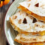 Jack O' Lantern Quesadillas