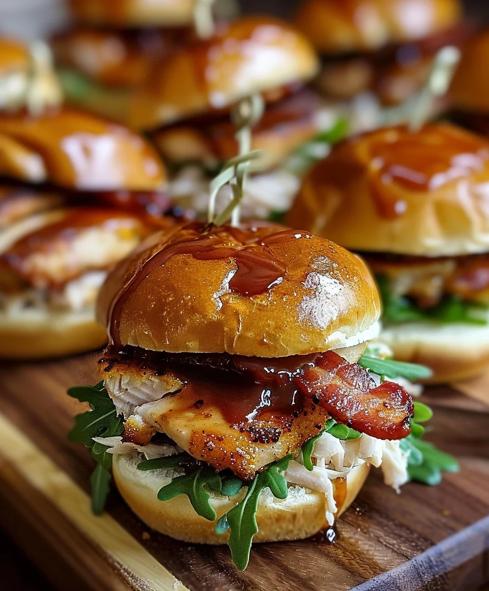 Maple Chicken Beef Bacon Sliders: Sweet & Savory Bites!