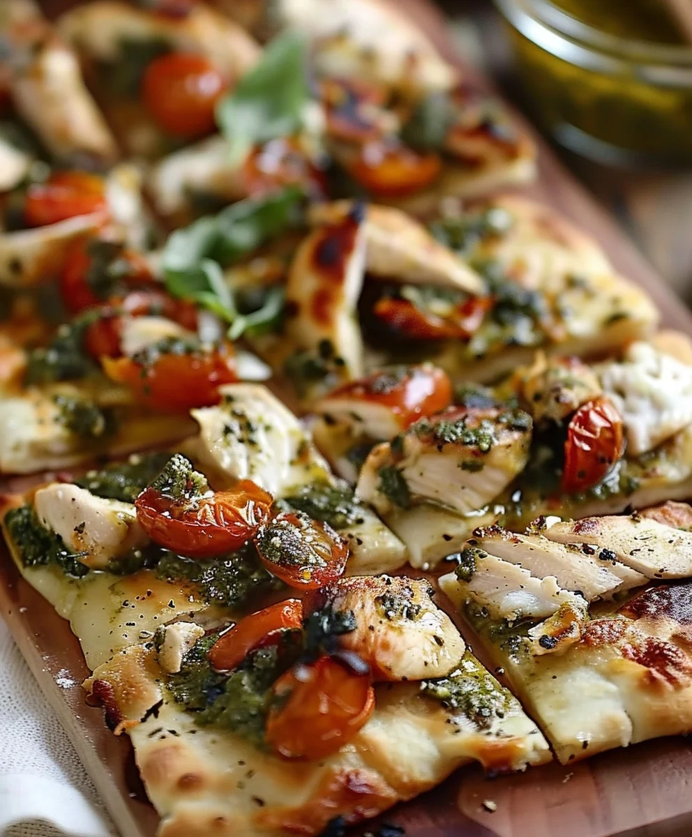 Pesto Chicken Flatbread image 2