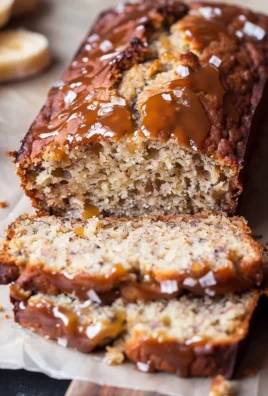 Salted Caramel Banana Bread