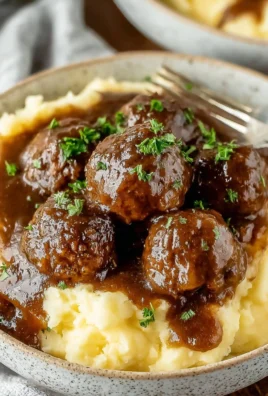 Slow Cooker Salisbury Steak Meatballs: Easy & Delicious Recipe