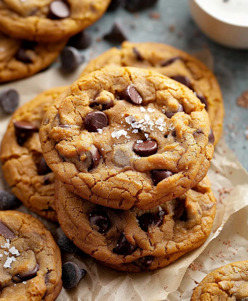Soft & Chewy Pumpkin Chocolate Chip Cookies