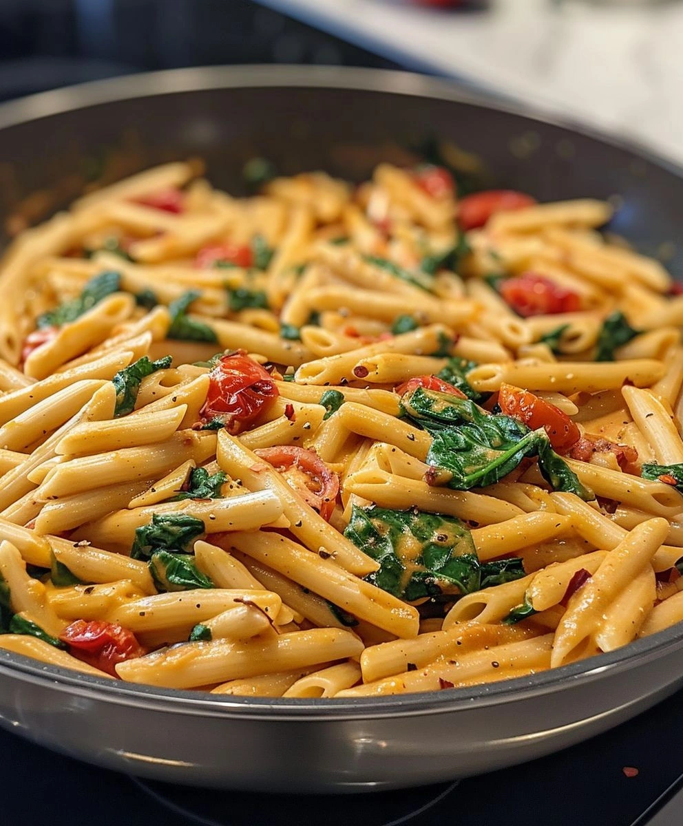 Spinach Tomato Pasta: A Delicious and Healthy Recipe image 2