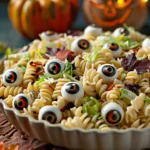 Spooky Eyeball Pasta Salad: Mozzarella Eyeballs Recipe