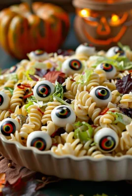 Spooky Eyeball Pasta Salad: Mozzarella Eyeballs Recipe