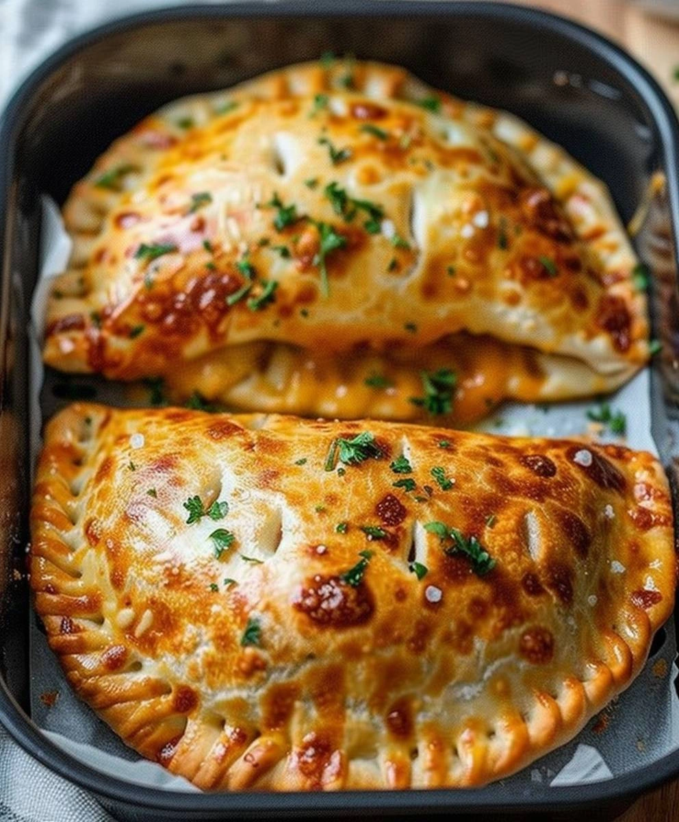 Air Fryer Calzone: Crispy-Golden Perfection image 2