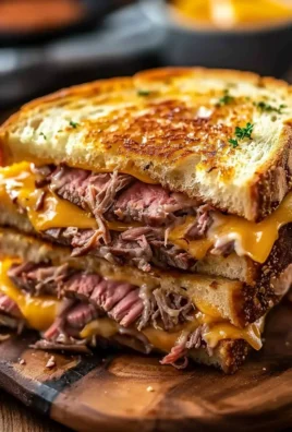 Amazing Roast Beef Cheddar Melt Sandwich – Your New Favorite!