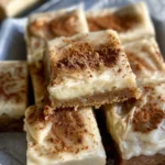 Apple Cinnamon Blondies with Maple Cream Cheese Frosting