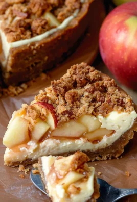 Apple Crumble Cheesecake