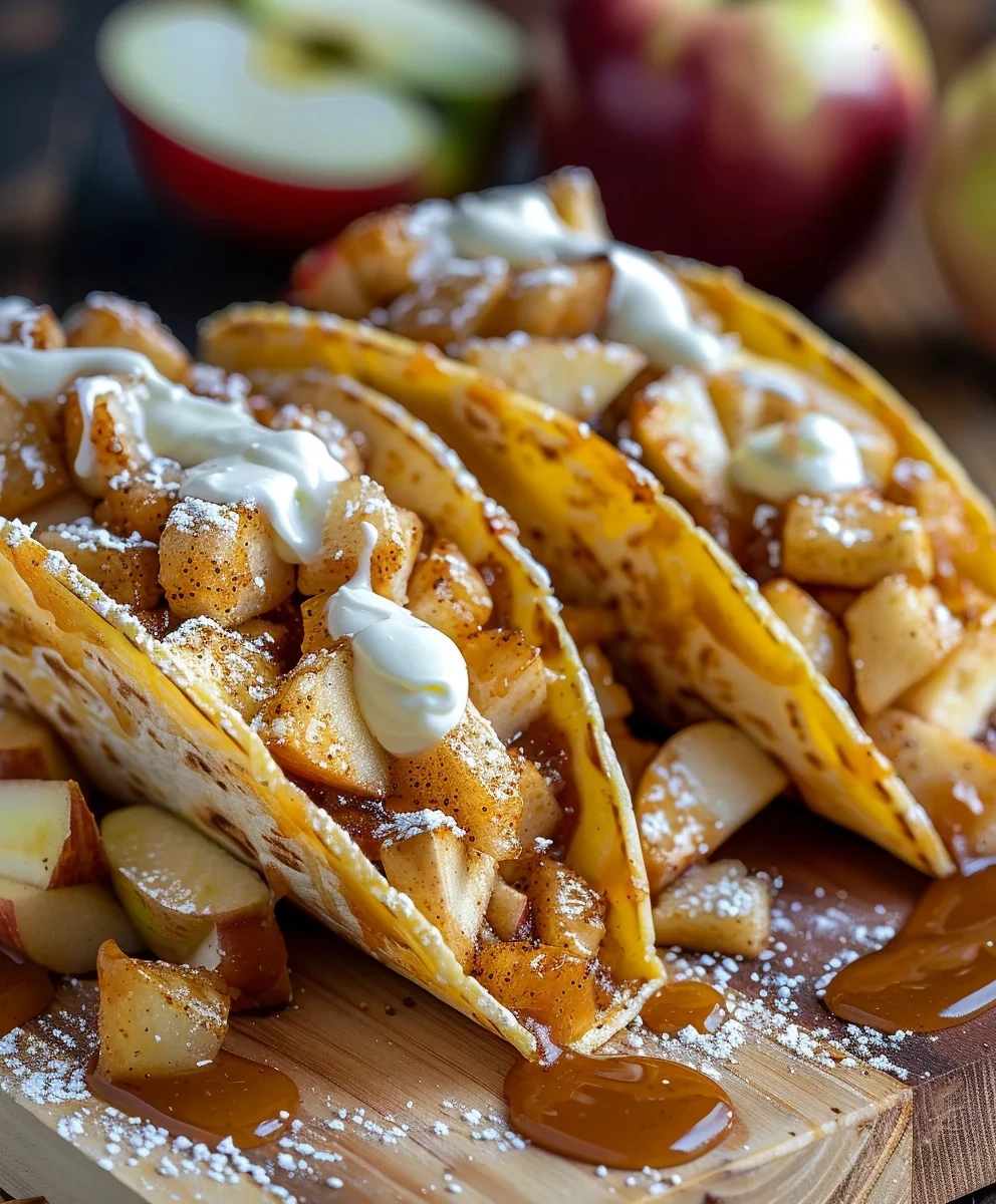 Apple Pie Tacos