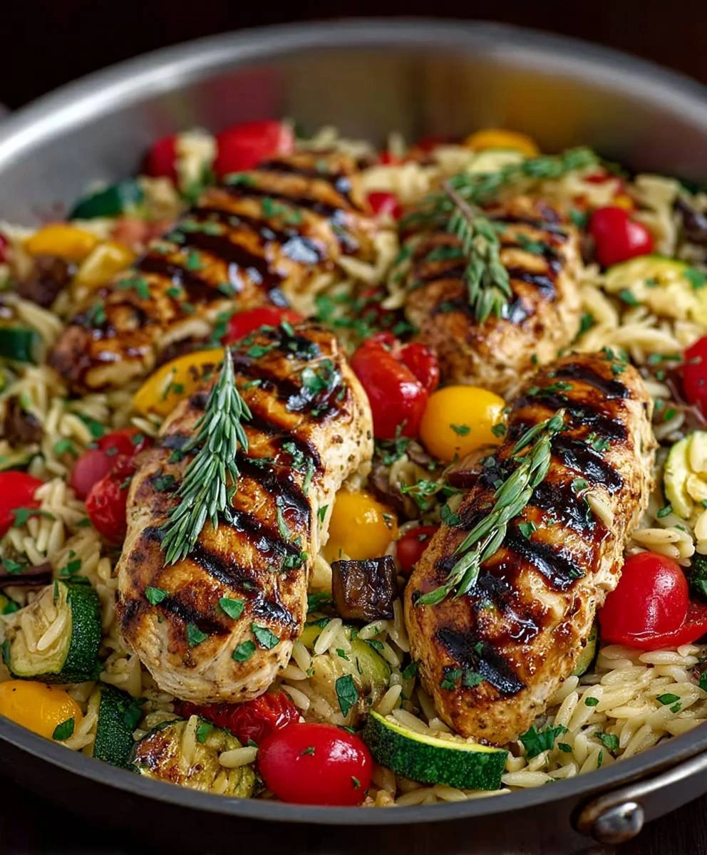 Balsamic Chicken Orzo: A Delicious and Easy Recipe image 2
