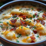 Beef Bacon Cheddar Gnocchi Soup: Ultimate Creamy Comfort