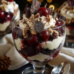 Black Forest Christmas Trifle: A Festive Holiday Dessert
