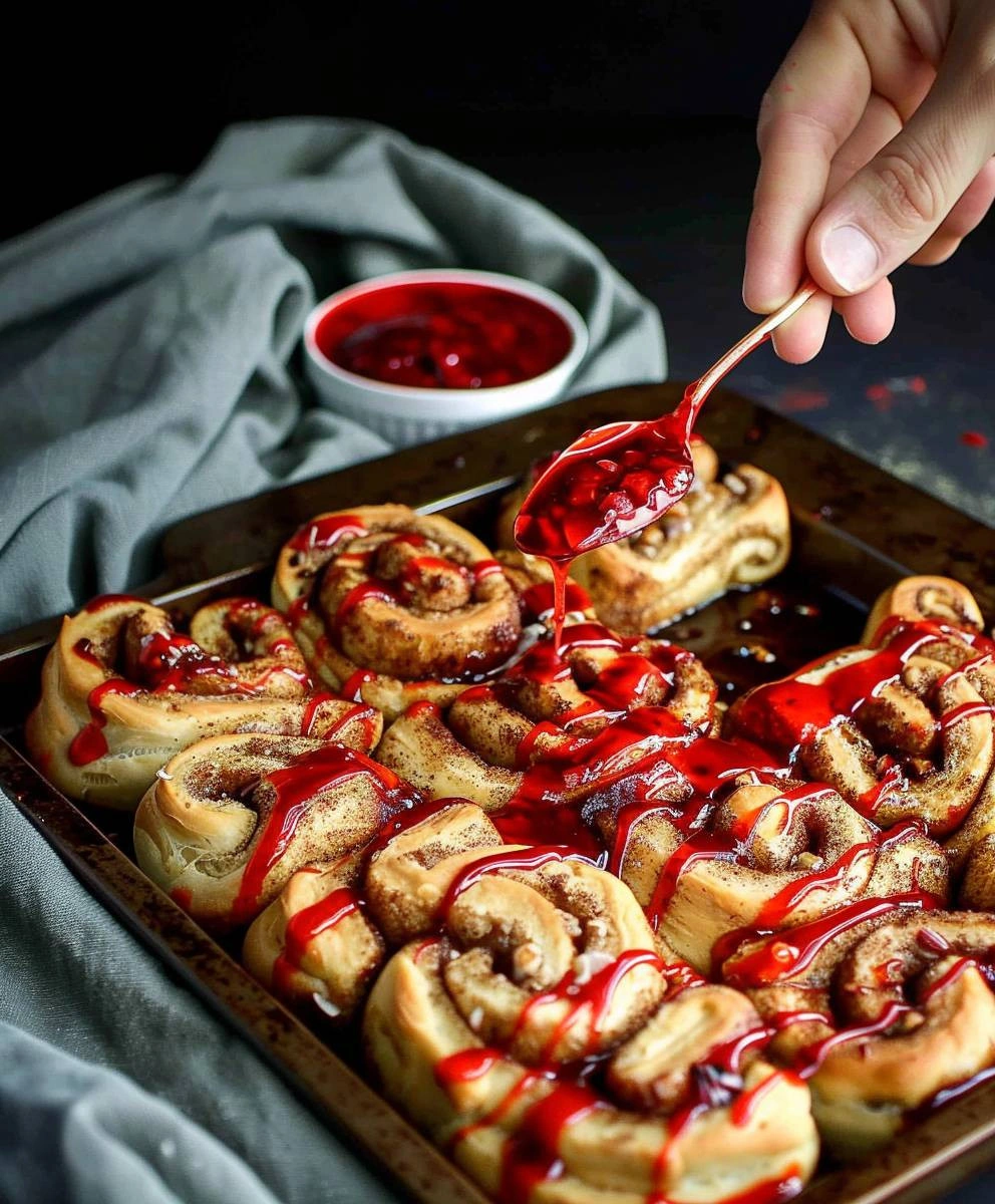 Bloody Cinnamon Rolls: A Deliciously Spooky Recipe image 3
