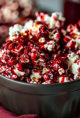 Bloody Red Velvet Popcorn: A Spooky Sweet Treat Recipe