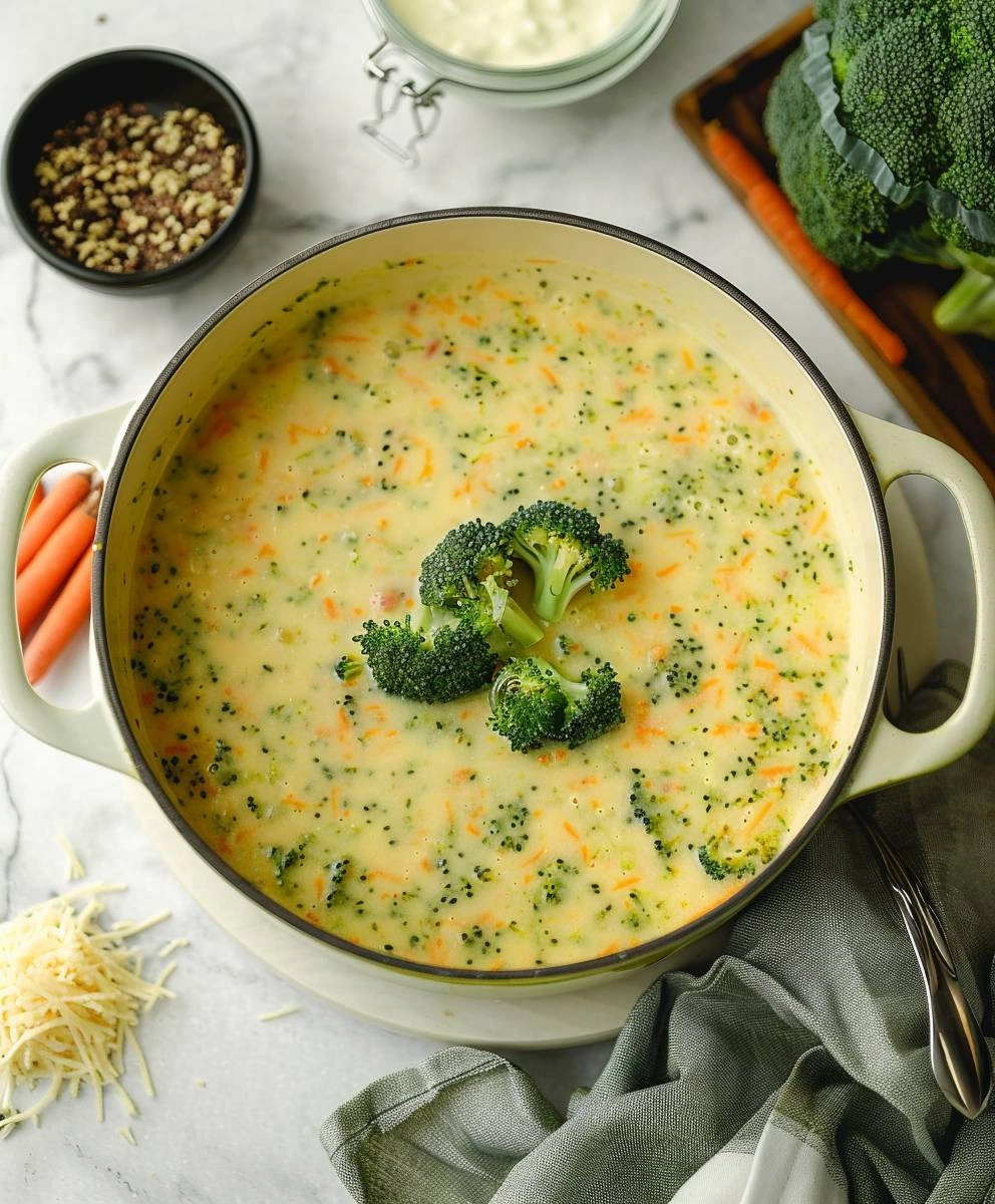 Broccoli Cheddar Soup: A Creamy and Easy Recipe image 3