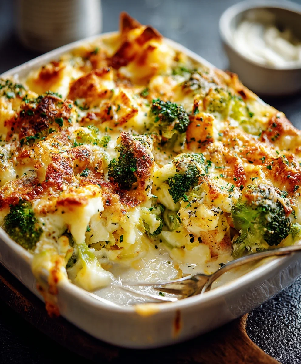 Brokkoli Hähnchen Auflauf Mit Frischkase Und Mozzarella image 2