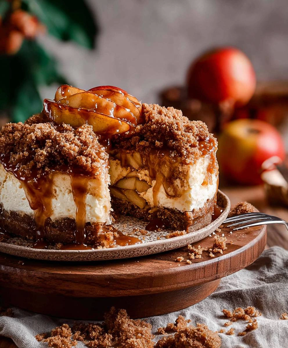Caramel Apple Pie Cheesecake: The Ultimate Fall Dessert image 2