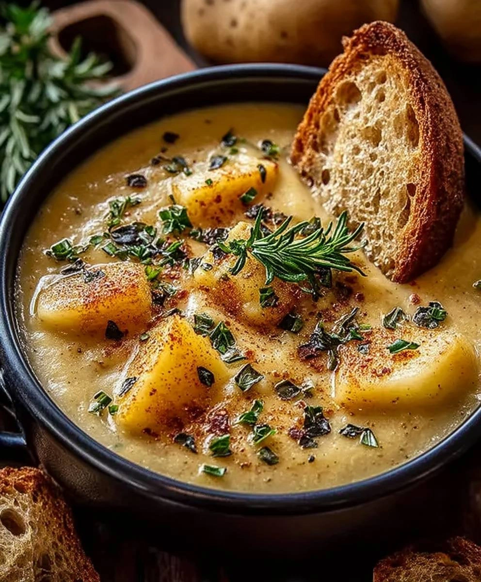 Cheddar Garlic Herb Potato Soup: The Ultimate Comfort Food Recipe image 3