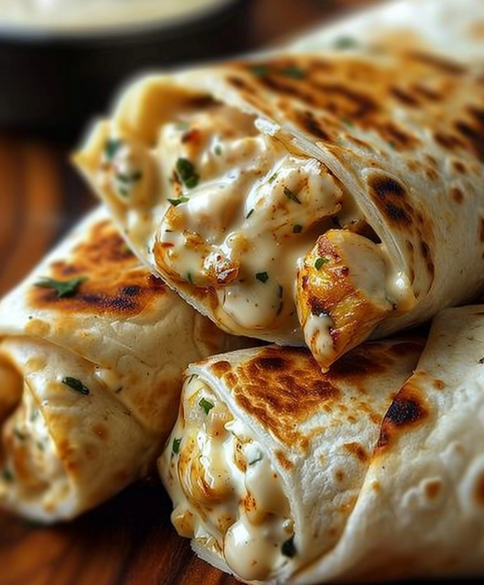 Cheesy Chicken Garlic Wraps: The Ultimate Delicious Recipe image 3