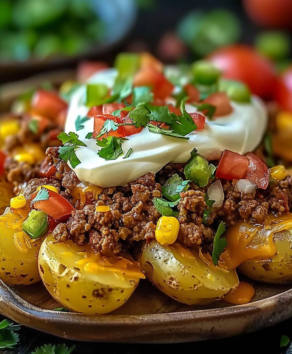 Cheesy Taco Potatoes: A Simple Recipe for Game Day image 2
