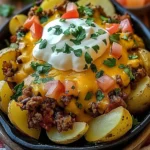 Cheesy Taco Potatoes: A Simple Recipe for Game Day