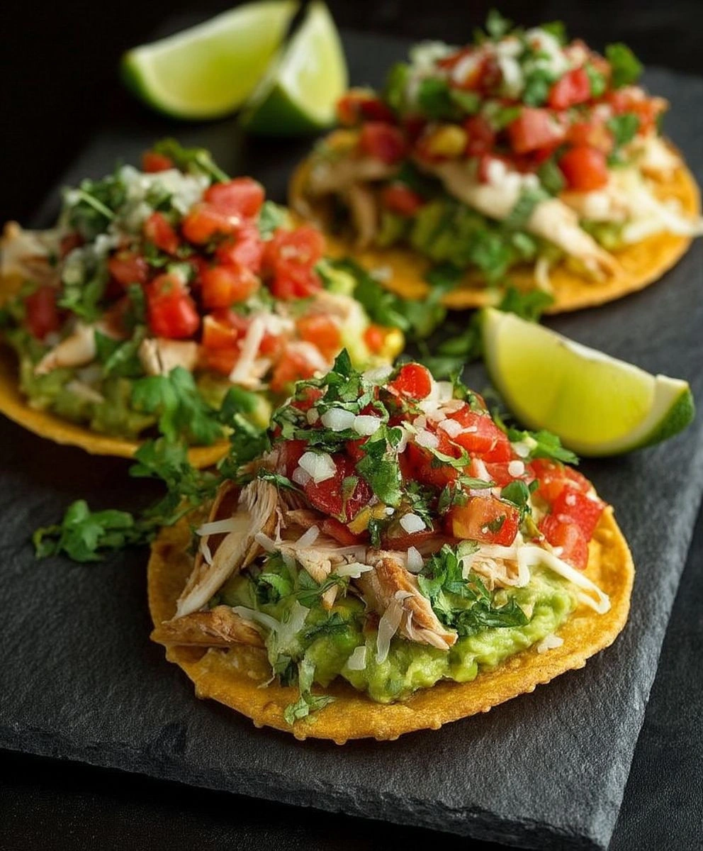 Chicken Guacamole Bean Tostadas: A Delicious & Easy Recipe image 2