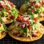 Chicken Guacamole Bean Tostadas: A Delicious & Easy Recipe
