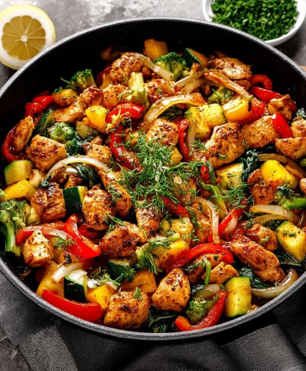 Chicken Vegetable Skillet: Easy One-Pan Recipe image 2