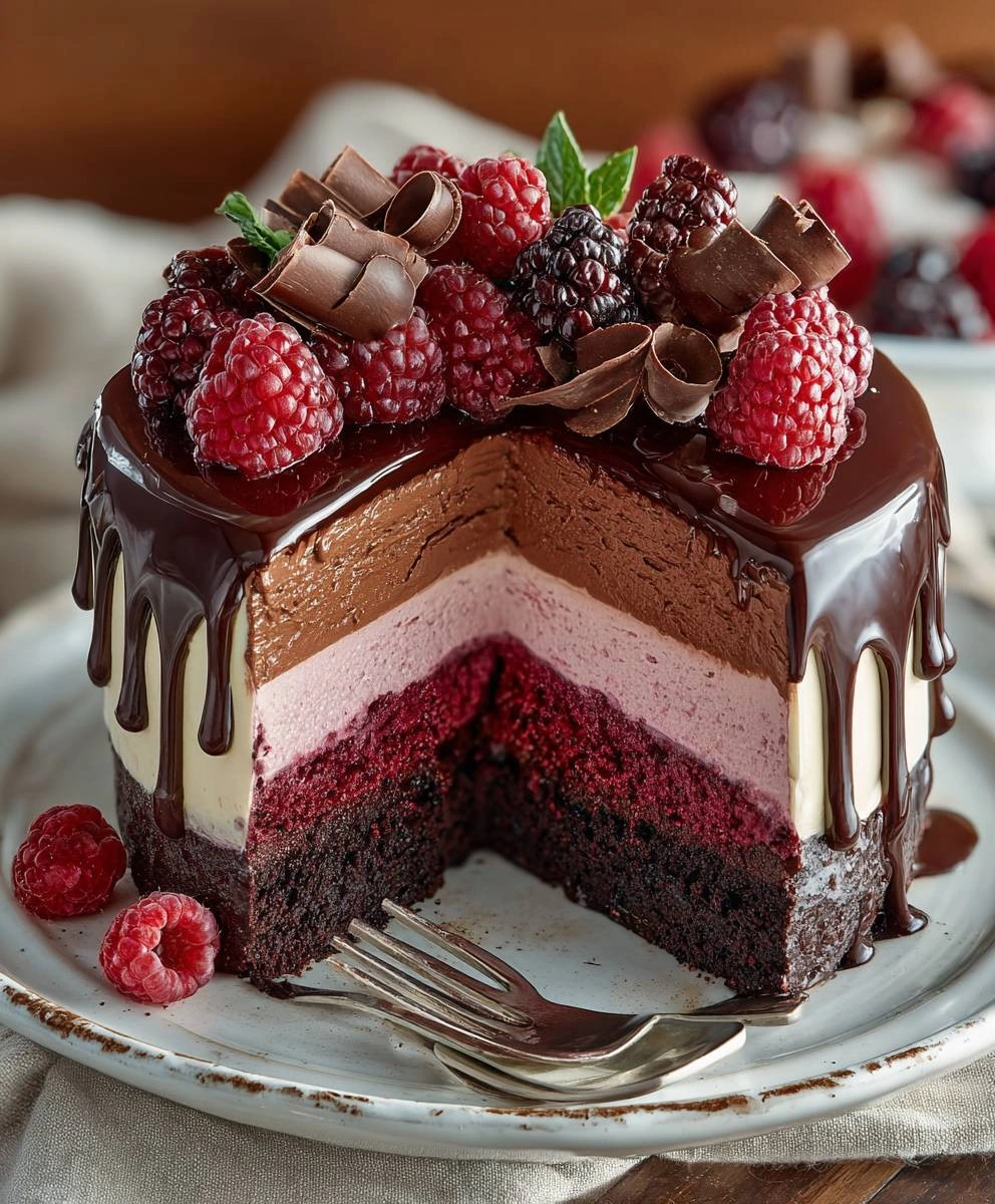 Chocolate Raspberry Mousse Cake: A Decadent Delight You'll Love image 2