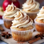 Cinnamon Apple Cider Cupcakes