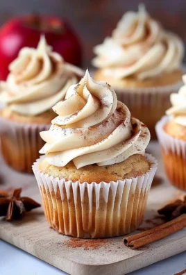 Cinnamon Apple Cider Cupcakes