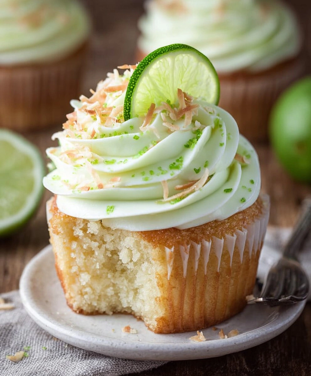 Coconut Lime Cupcakes: A Tropical Delight Recipe image 2