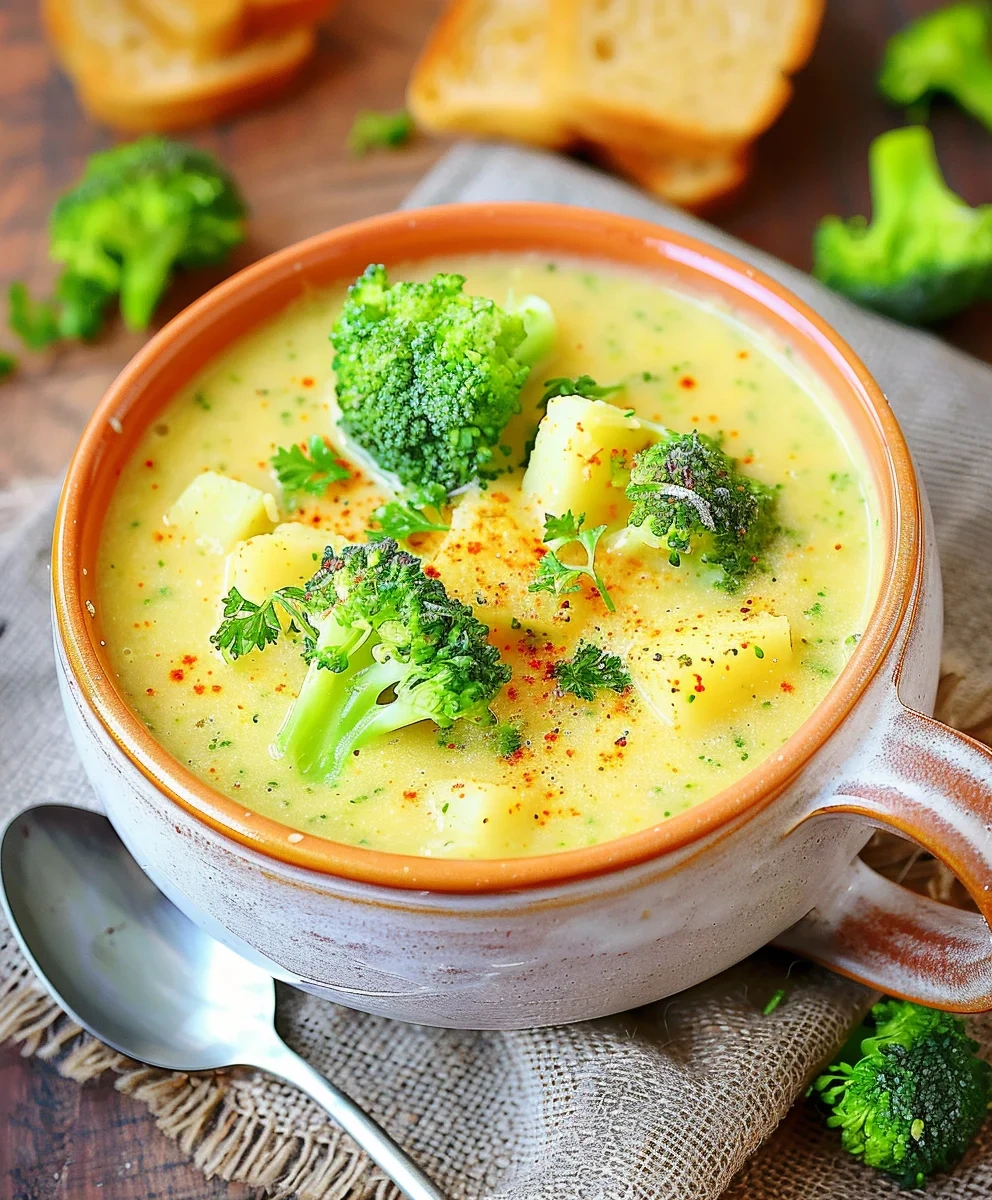 Comforting Loaded Broccoli Cheese Potato Soup image 2