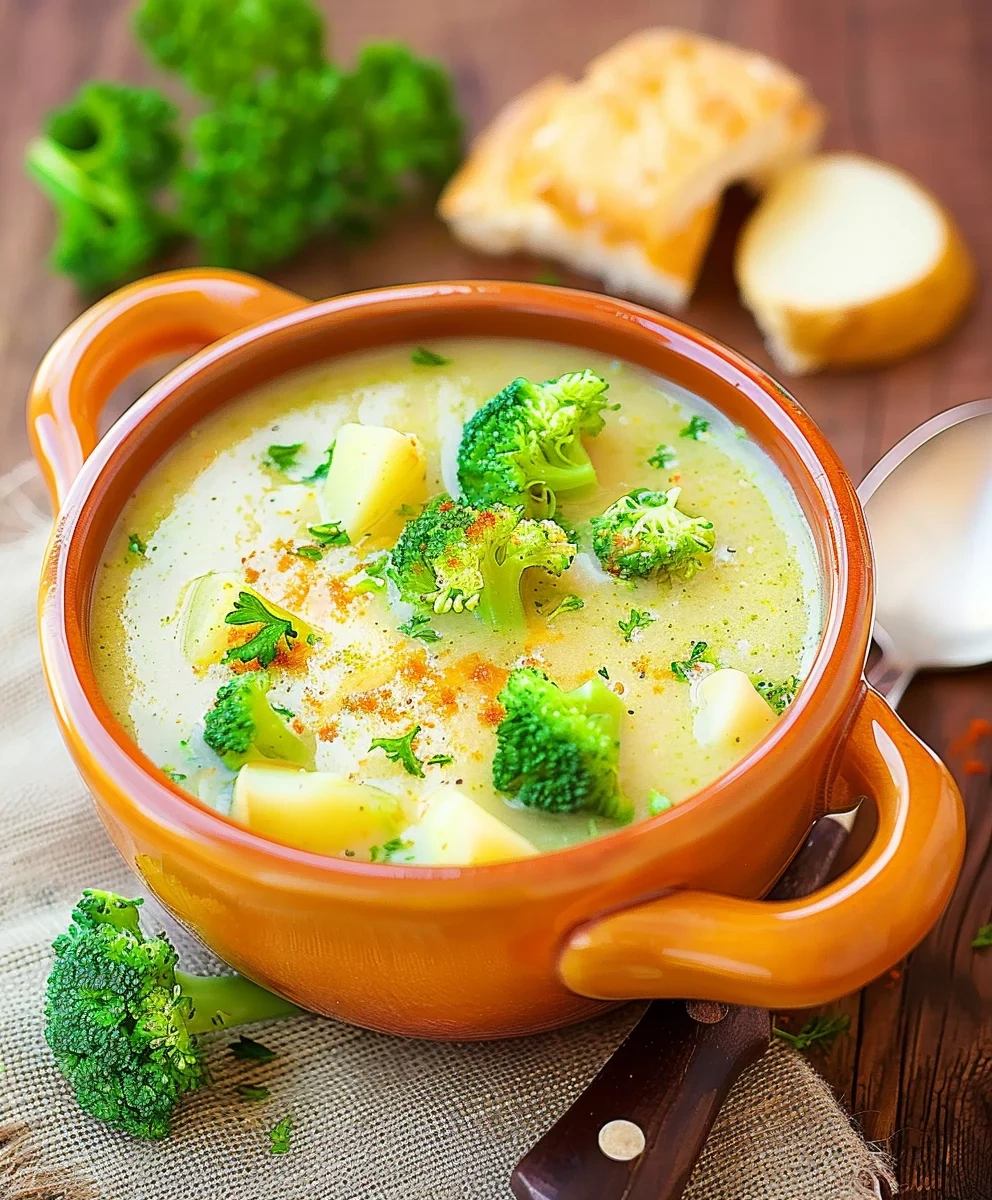 Comforting Loaded Broccoli Cheese Potato Soup
