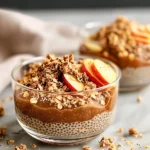 Cozy Apple Crumble Chia Pudding: Healthy Fall Breakfast